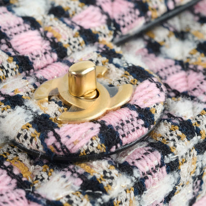 Chanel Mini Square Crush Tweed Pink Micrchipped - photo 12