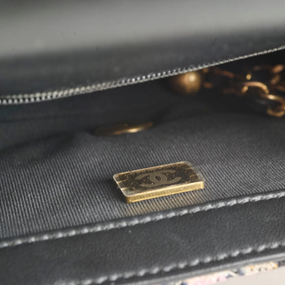 Chanel Mini Square Crush Tweed Pink Micrchipped - photo 6