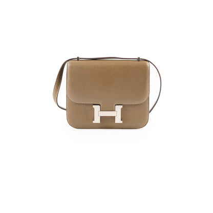 Hermes Constance Mini 18 Etoupe Y Stamp - photo 1