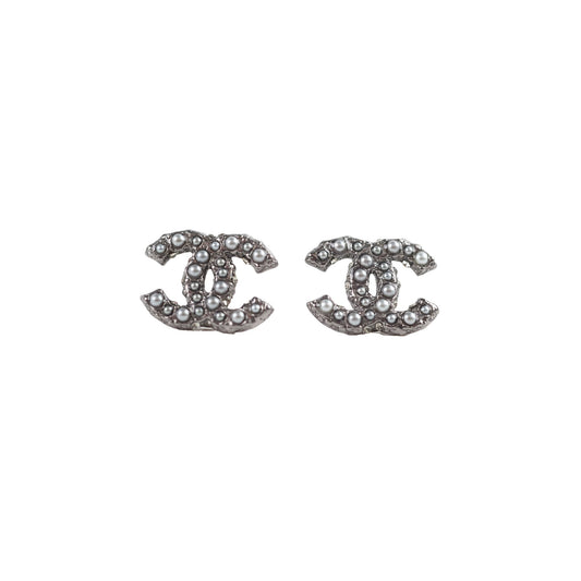 Chanel CC Logo Earrings Studs - photo 1