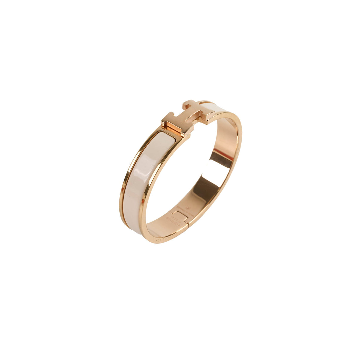 Hermes Clic H Bracelet GM Cream - photo 1