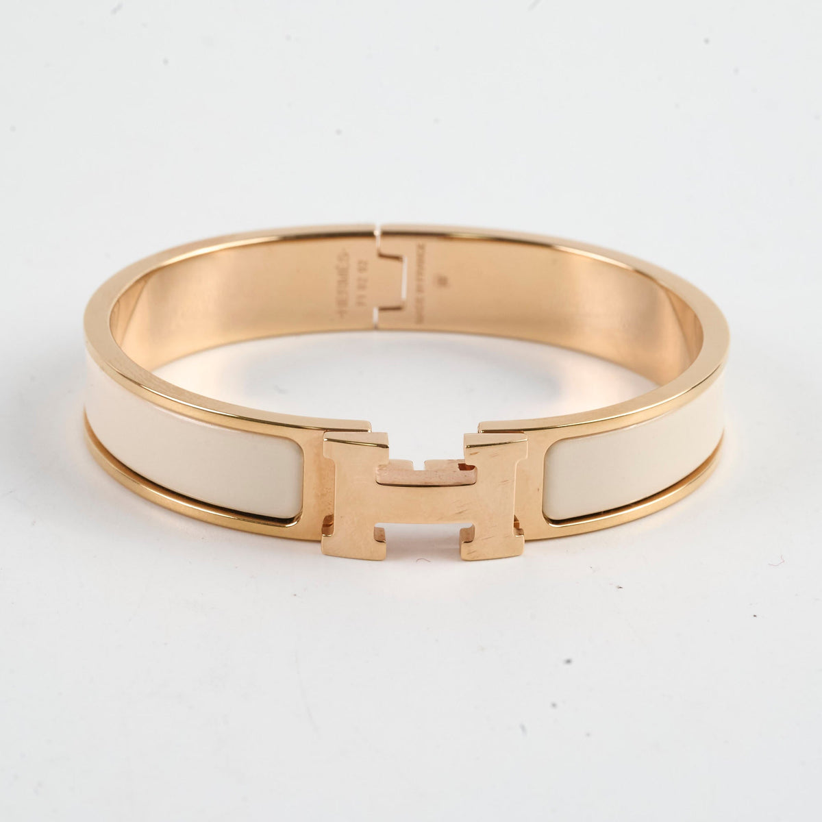 Hermes Clic H Bracelet GM Cream - photo 4