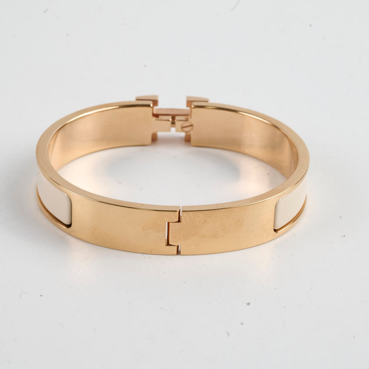 Hermes Clic H Bracelet GM Cream - photo 3