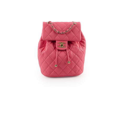 Chanel Caviar Small Urban Spirit Backpack Pink Microchipped 2024 - photo 1