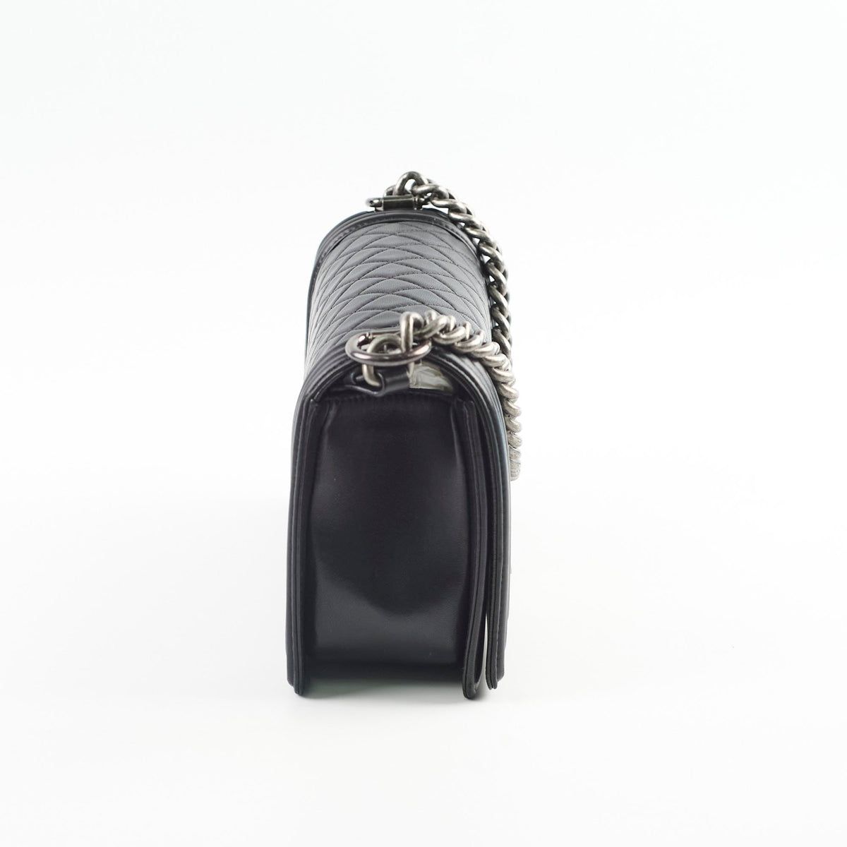Chanel Old Medium Boy Black - photo 3