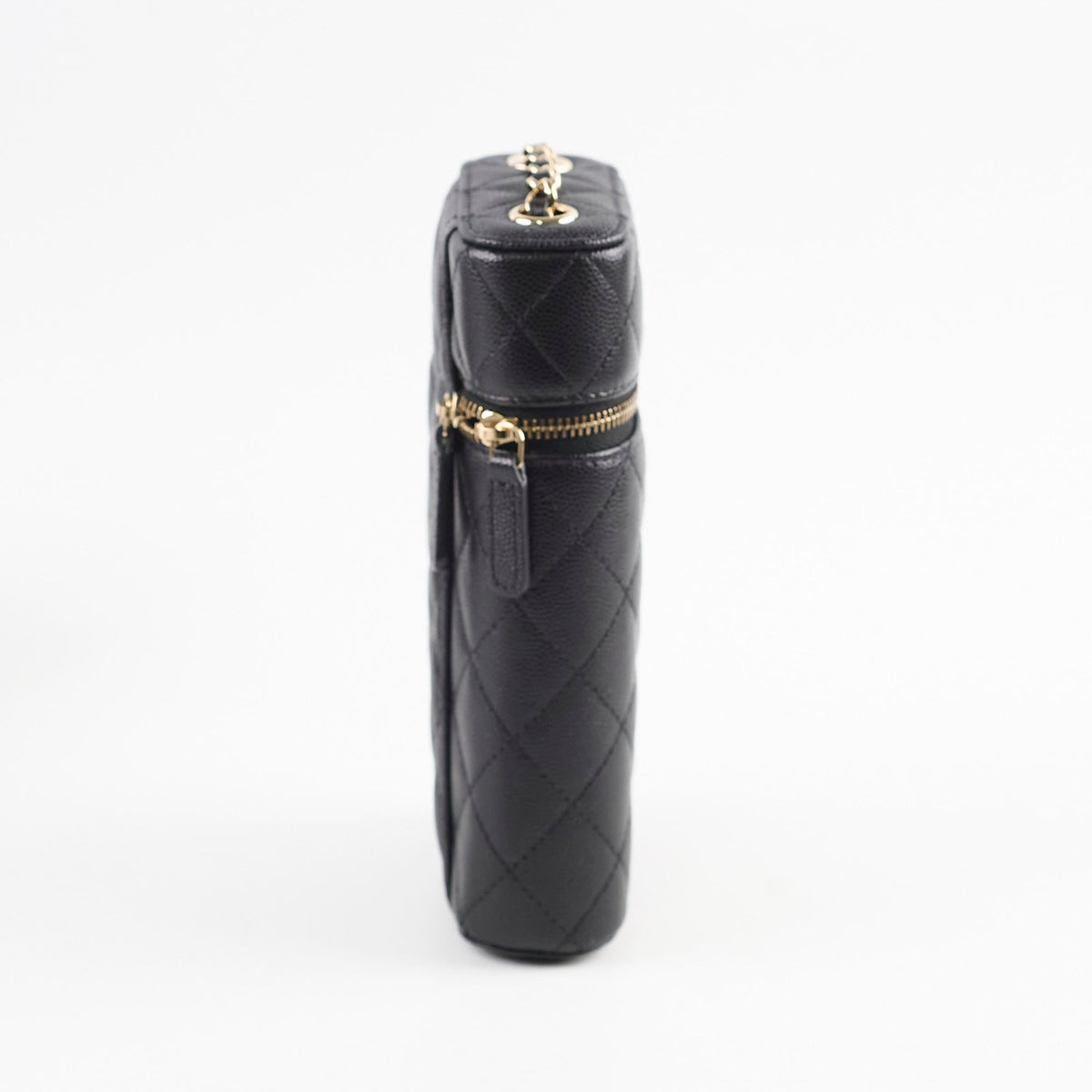 Chanel Caviar Vertical Vanity Case Black - photo 2