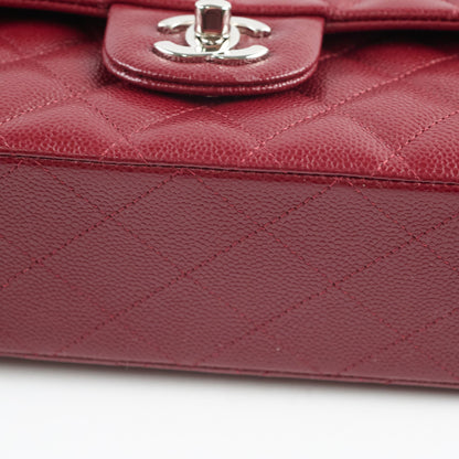 Chanel Medium M/L Caviar Classic Flap Red - photo 12
