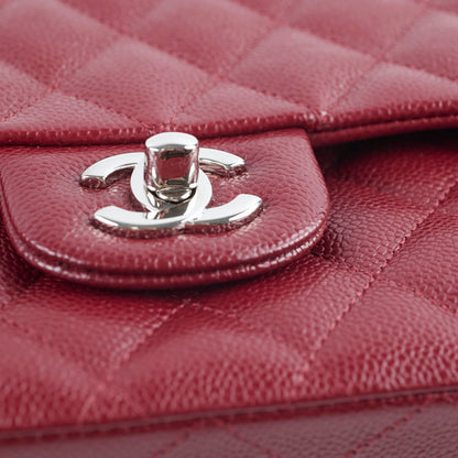 Chanel Medium M/L Caviar Classic Flap Red - photo 15