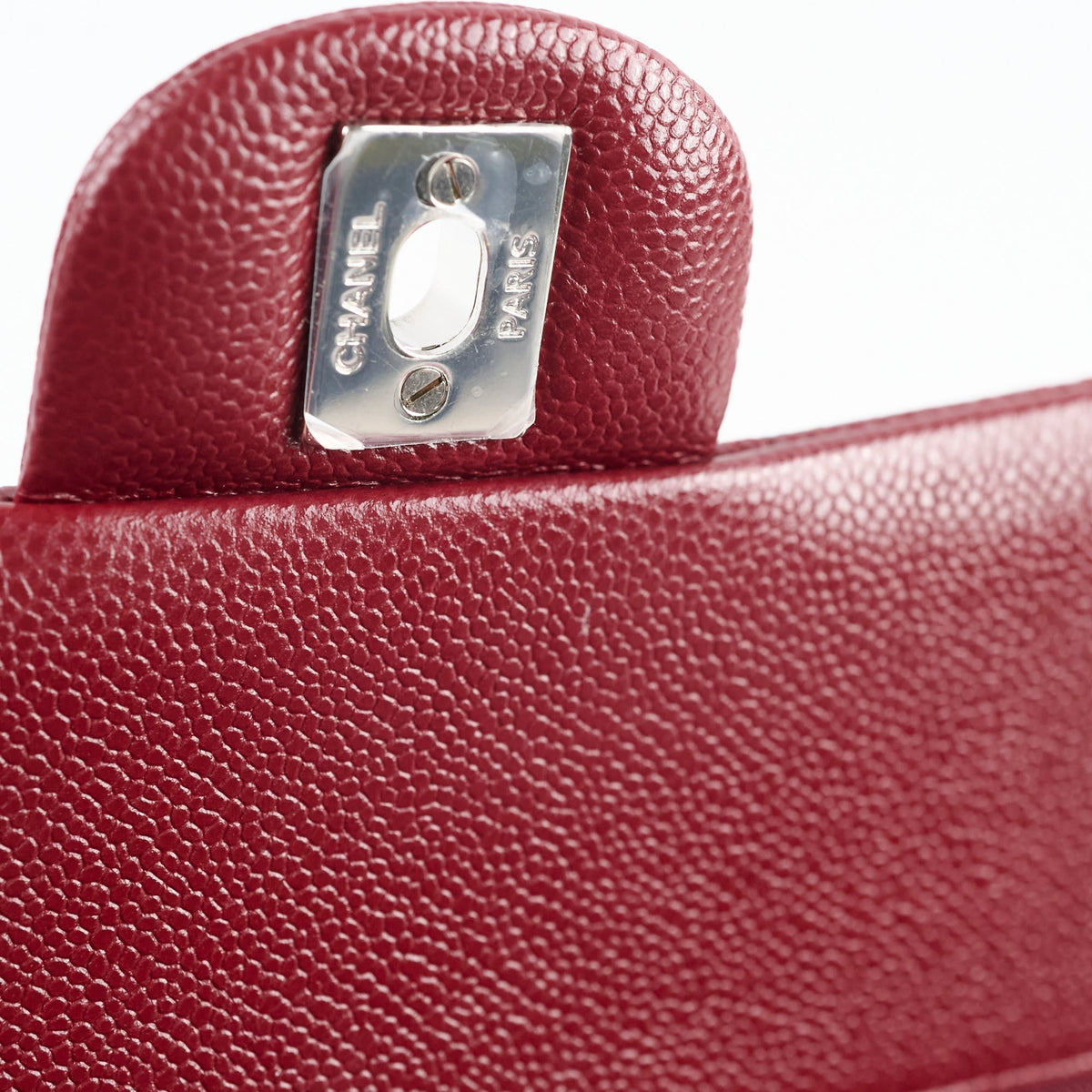 Chanel Medium M/L Caviar Classic Flap Red - photo 10