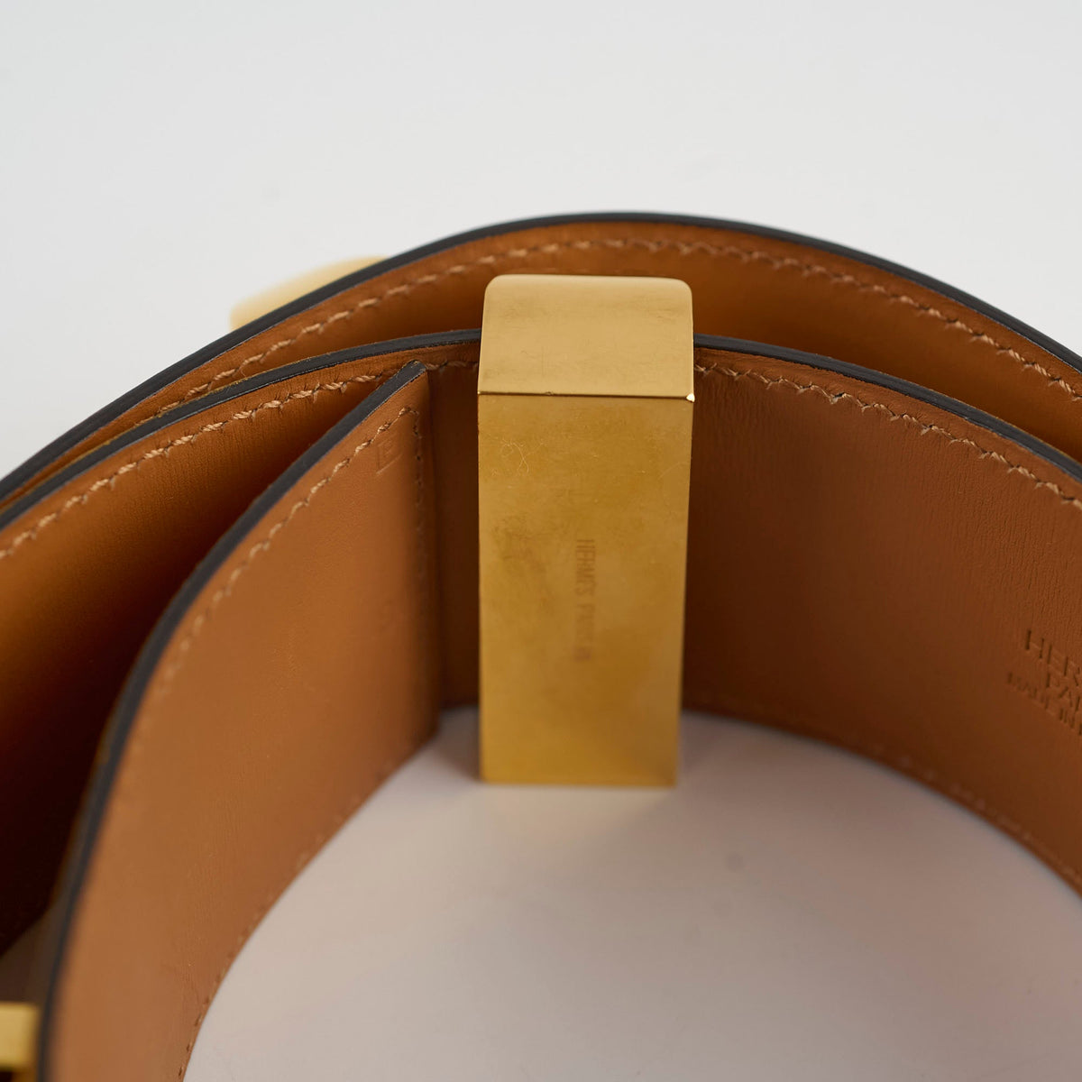 Hermes Collier De Chien CDC Belt Yellow Size 85 - photo 5
