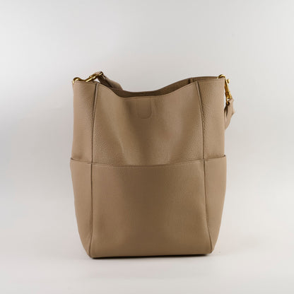 CELINE Sangle Tote Beige - photo 2