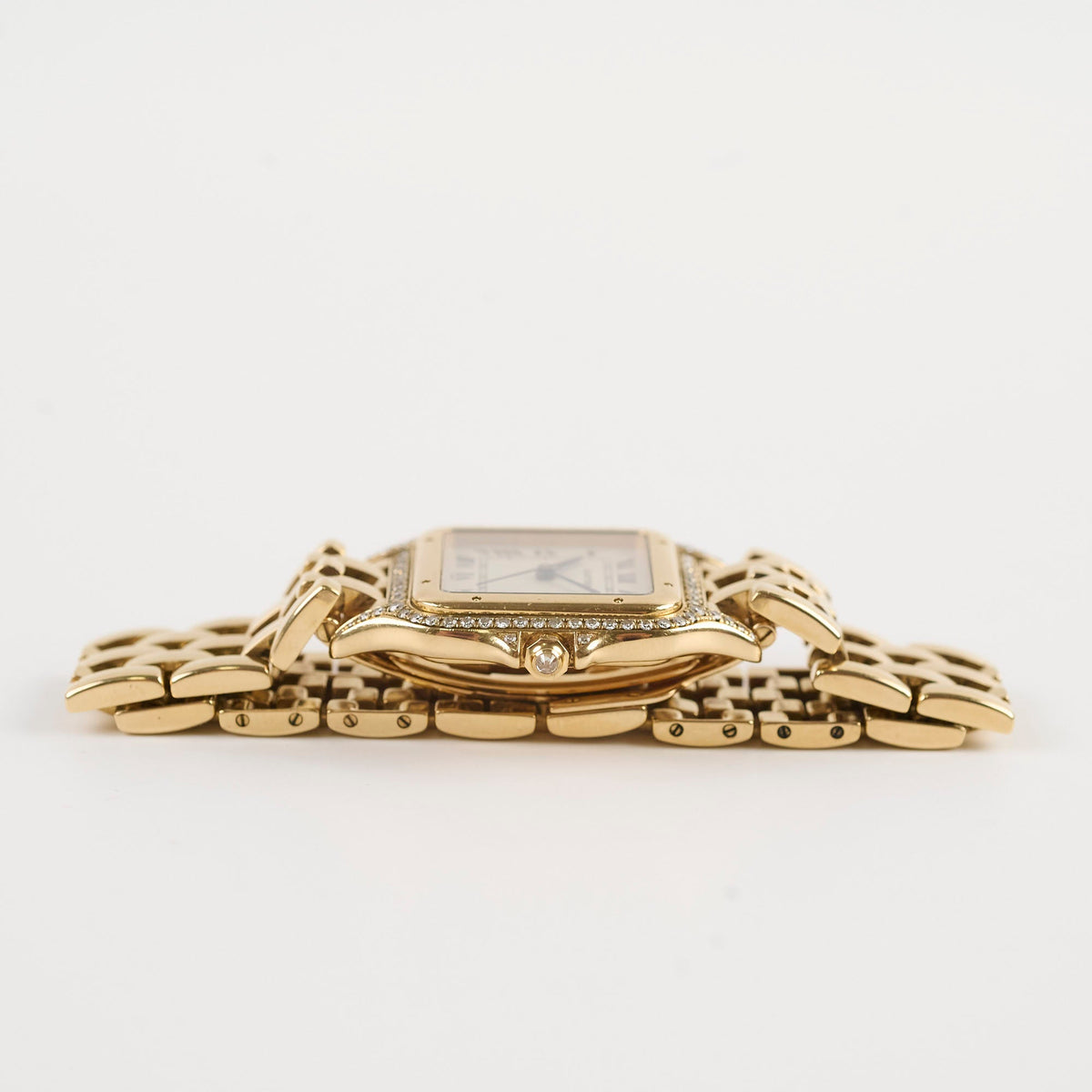 Cartier Vintage De Panthere Watch Medium Yellow Gold with Diamonds 127000M - photo 4