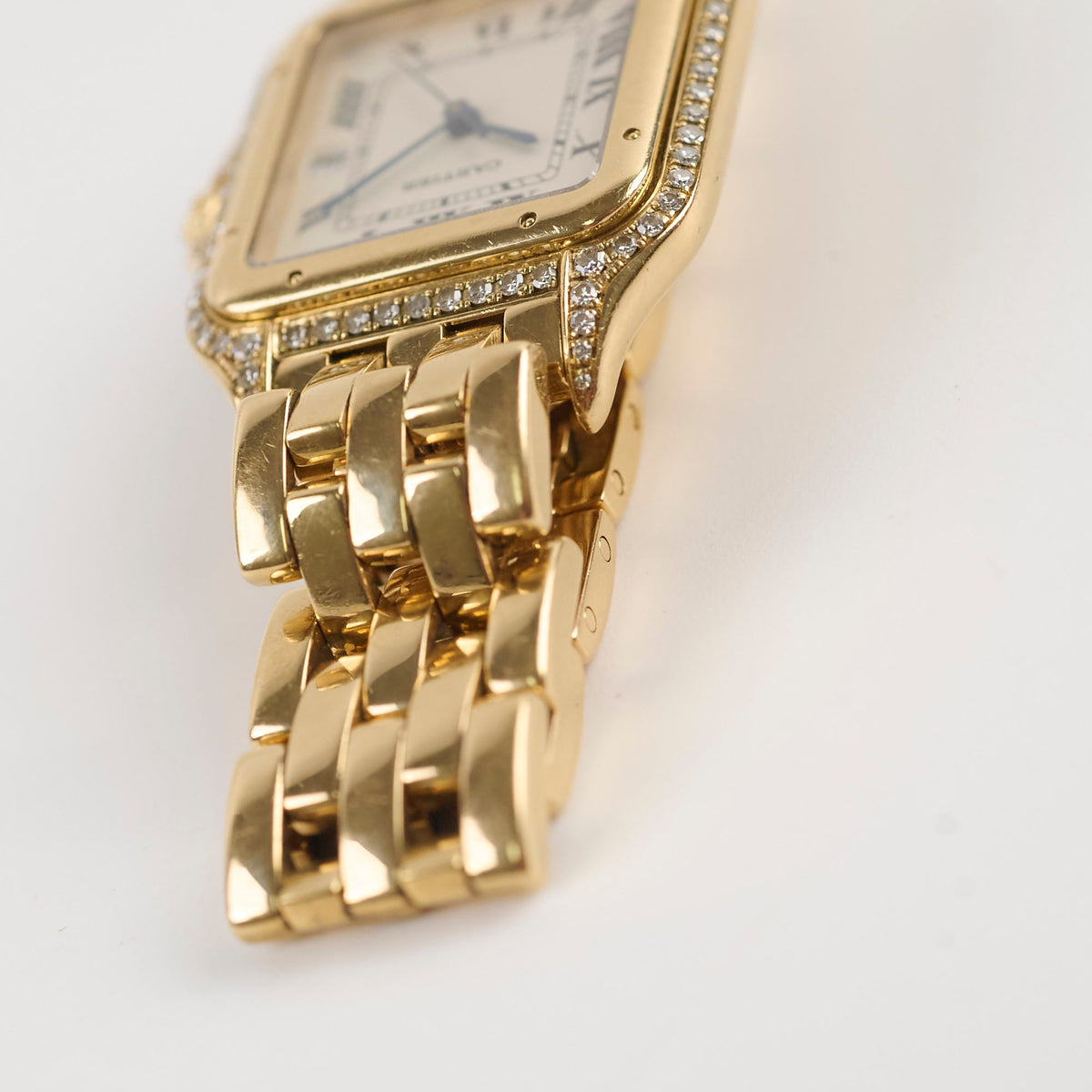 Cartier Vintage De Panthere Watch Medium Yellow Gold with Diamonds 127000M - photo 12