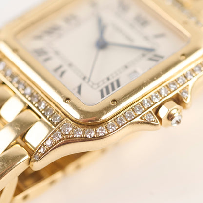 Cartier Vintage De Panthere Watch Medium Yellow Gold with Diamonds 127000M - photo 9