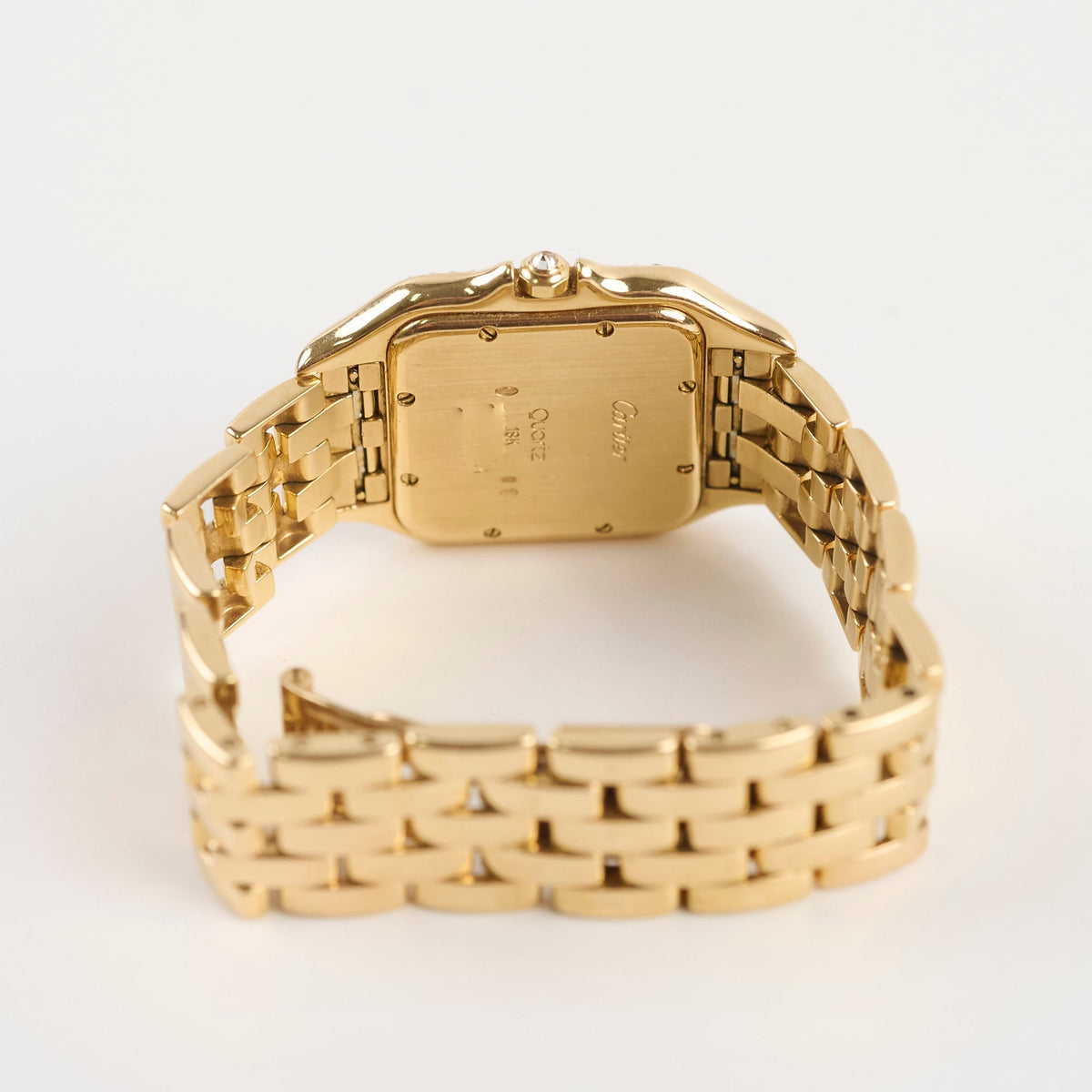Cartier Vintage De Panthere Watch Medium Yellow Gold with Diamonds 127000M - photo 8