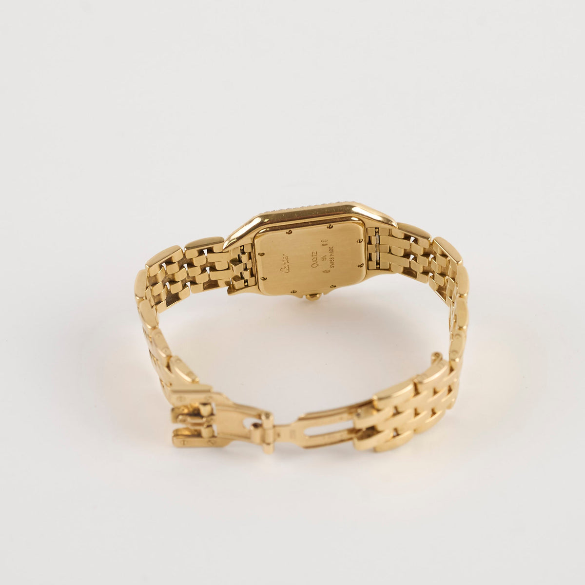 Cartier Vintage De Panthere Watch Medium Yellow Gold with Diamonds 127000M - photo 6