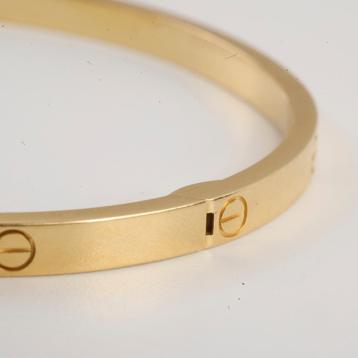 Cartier Small Model Love Bracelet Yellow Gold Size 17 - photo 5