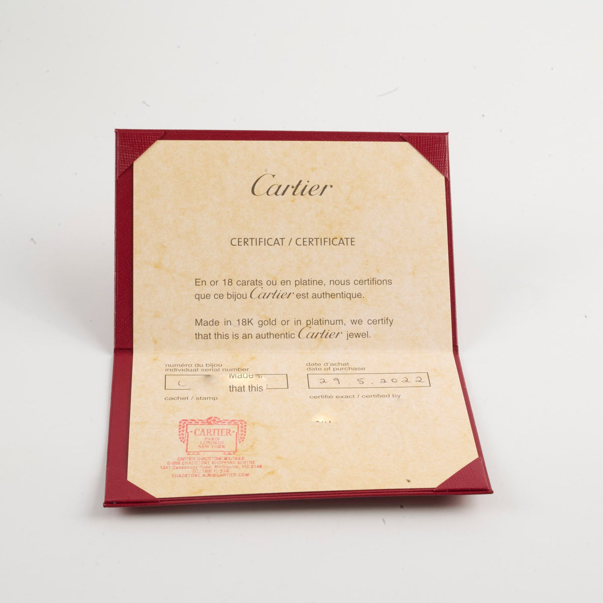 Cartier Small Model Love Bracelet Yellow Gold Size 17 - photo 7