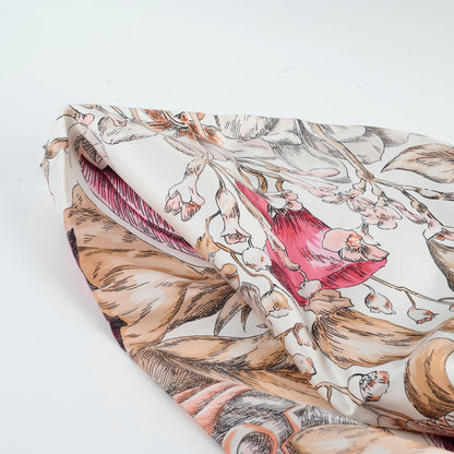 Christina Dior 90 x 90 Floral Silk Scarf Rose - photo 4