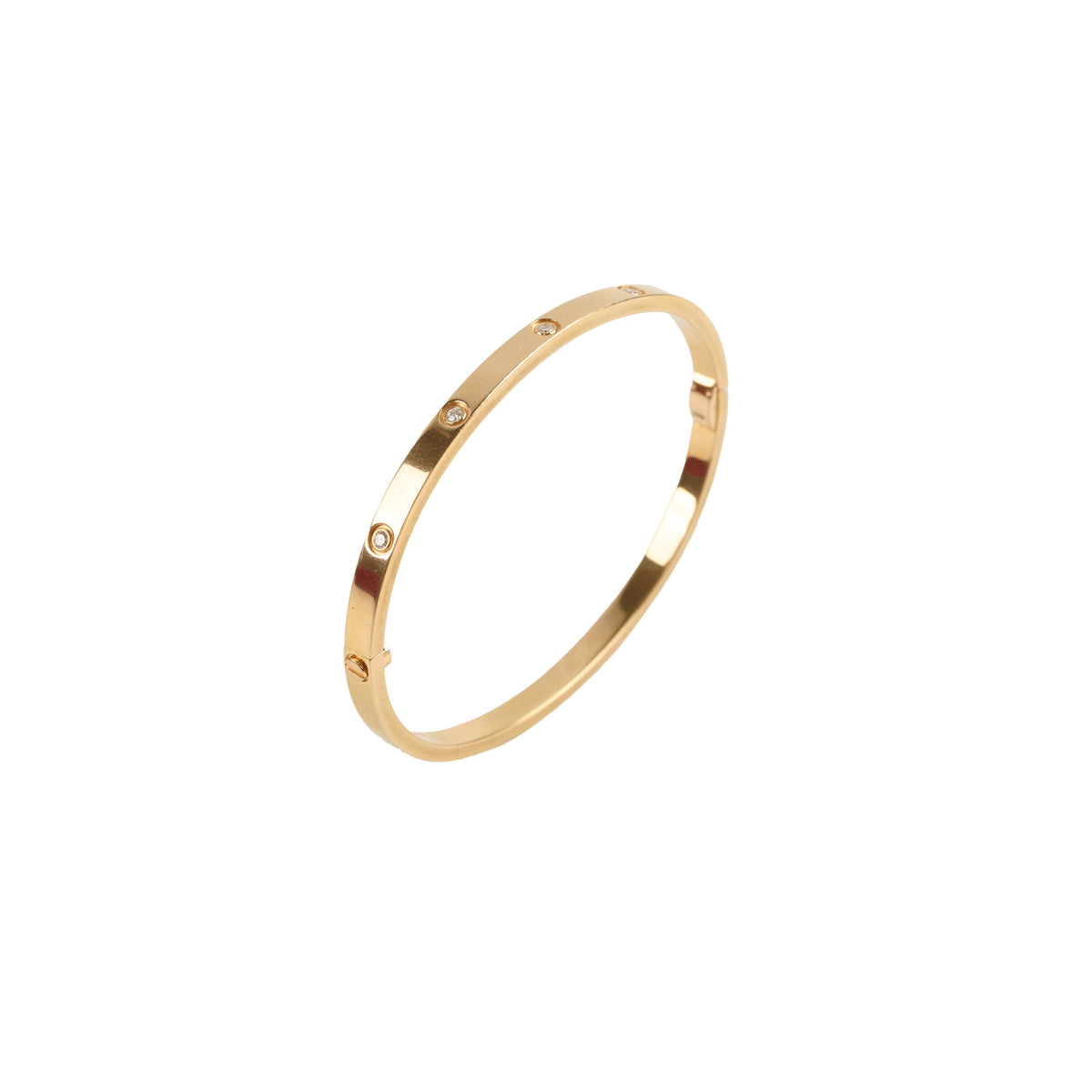 Cartier Small Model Love Bracelet 10 Diamonds Size 16 - photo 1