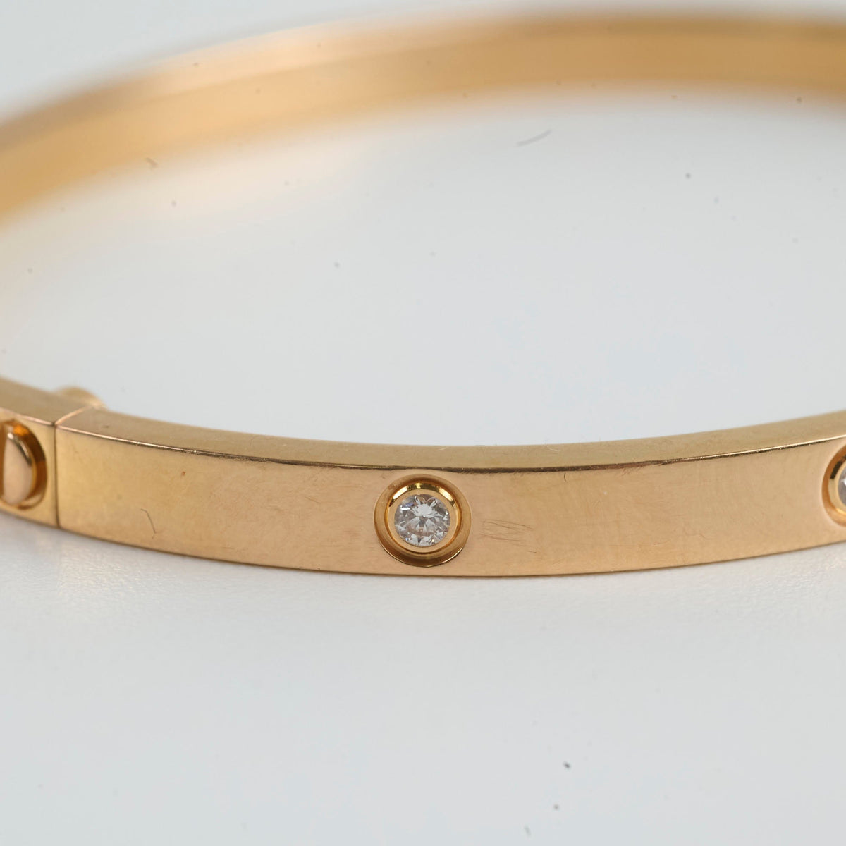 Cartier Small Model Love Bracelet 10 Diamonds Size 16 - photo 7