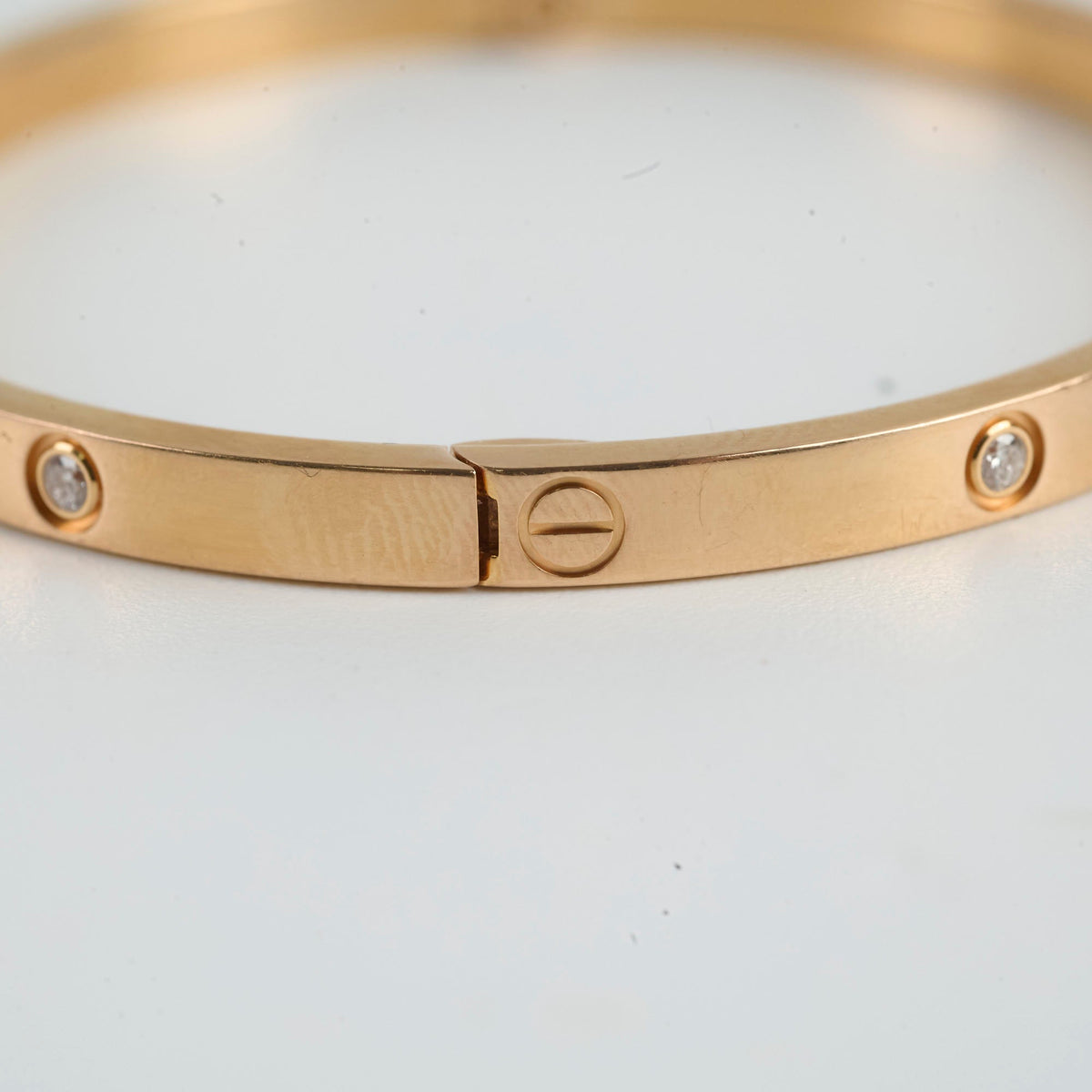 Cartier Small Model Love Bracelet 10 Diamonds Size 16 - photo 6