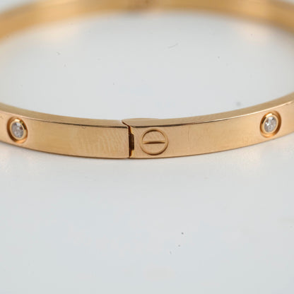 Cartier Small Model Love Bracelet 10 Diamonds Size 16 - photo 6