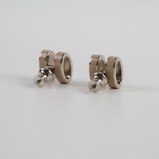 Hermes Pop H Earrings Cream - photo 2