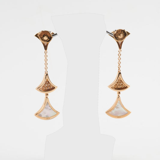 Bulgari Diva's Dream Mother of Pearl Diamonds Earrings - photo 2