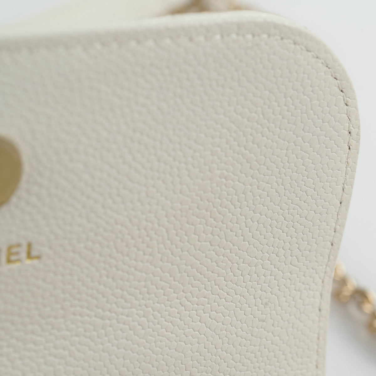 Chanel Mini Business Affinity Caviar Ivory White (microchip) - photo 6