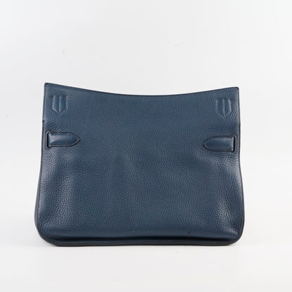 Hermes Jypsiere 34 Navy Square Q Stamp - photo 3