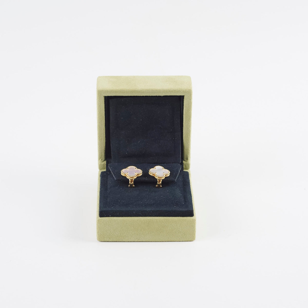 Van Cleef & Arpels VCA Alhambra Mother of pearl MOP Earrings - photo 5