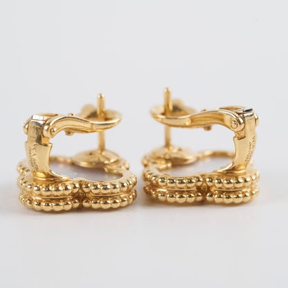 Van Cleef & Arpels VCA Alhambra Mother of pearl MOP Earrings - photo 4