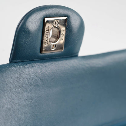 Chanel Medium/Large Double Classic Flap Blue - photo 13