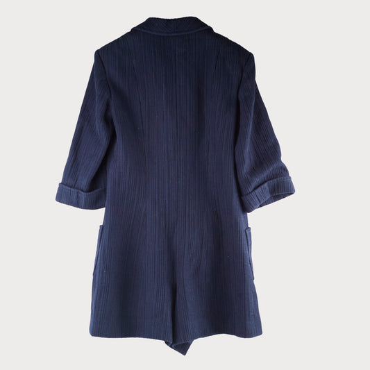 Chanel Double Breasted Playsuit Navy Size 36 - photo 2