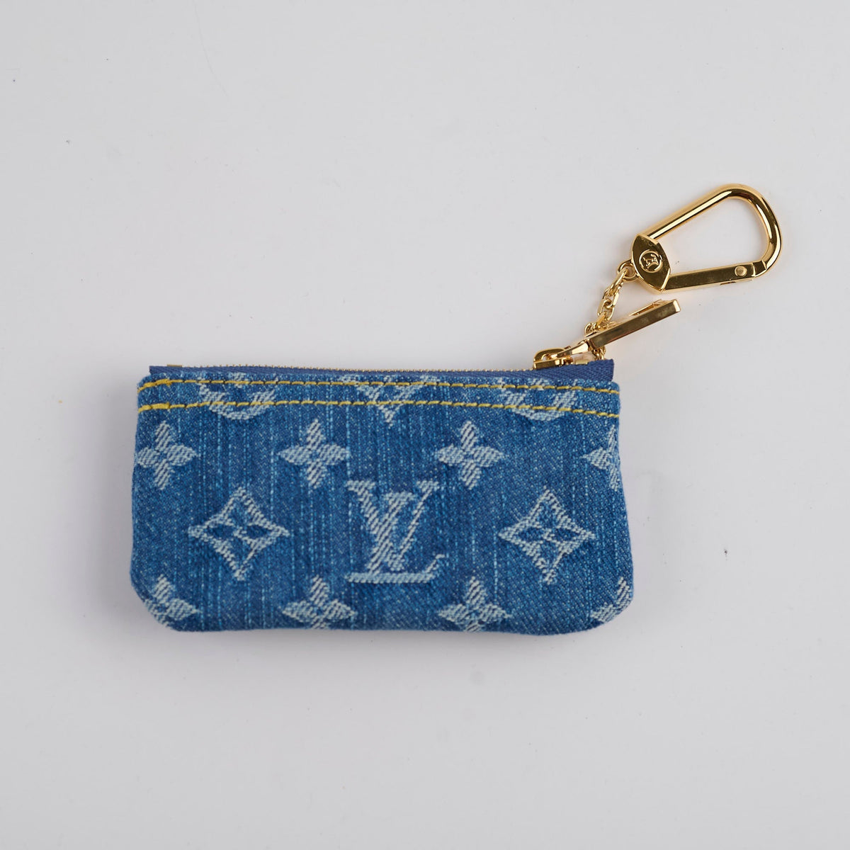 Louis Vuitton Denim Key Pouch - photo 2