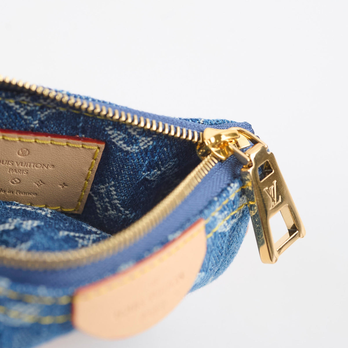 Louis Vuitton Denim Key Pouch - photo 5