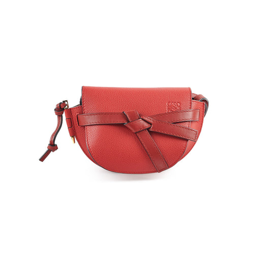 Loewe Mini Gate Crossbody Bag Red - photo 1