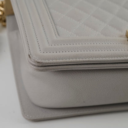 Chanel Caviar Old Medium Grey Series Microchip - photo 12