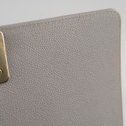Chanel Caviar Old Medium Grey Series Microchip - photo 7