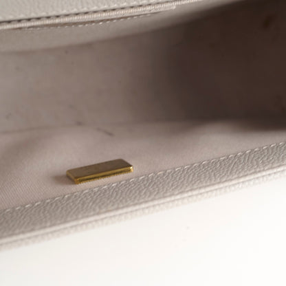 Chanel Caviar Old Medium Grey Series Microchip - photo 5