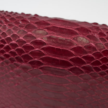 Celine Python Medium Classic Box Burgundy - photo 17