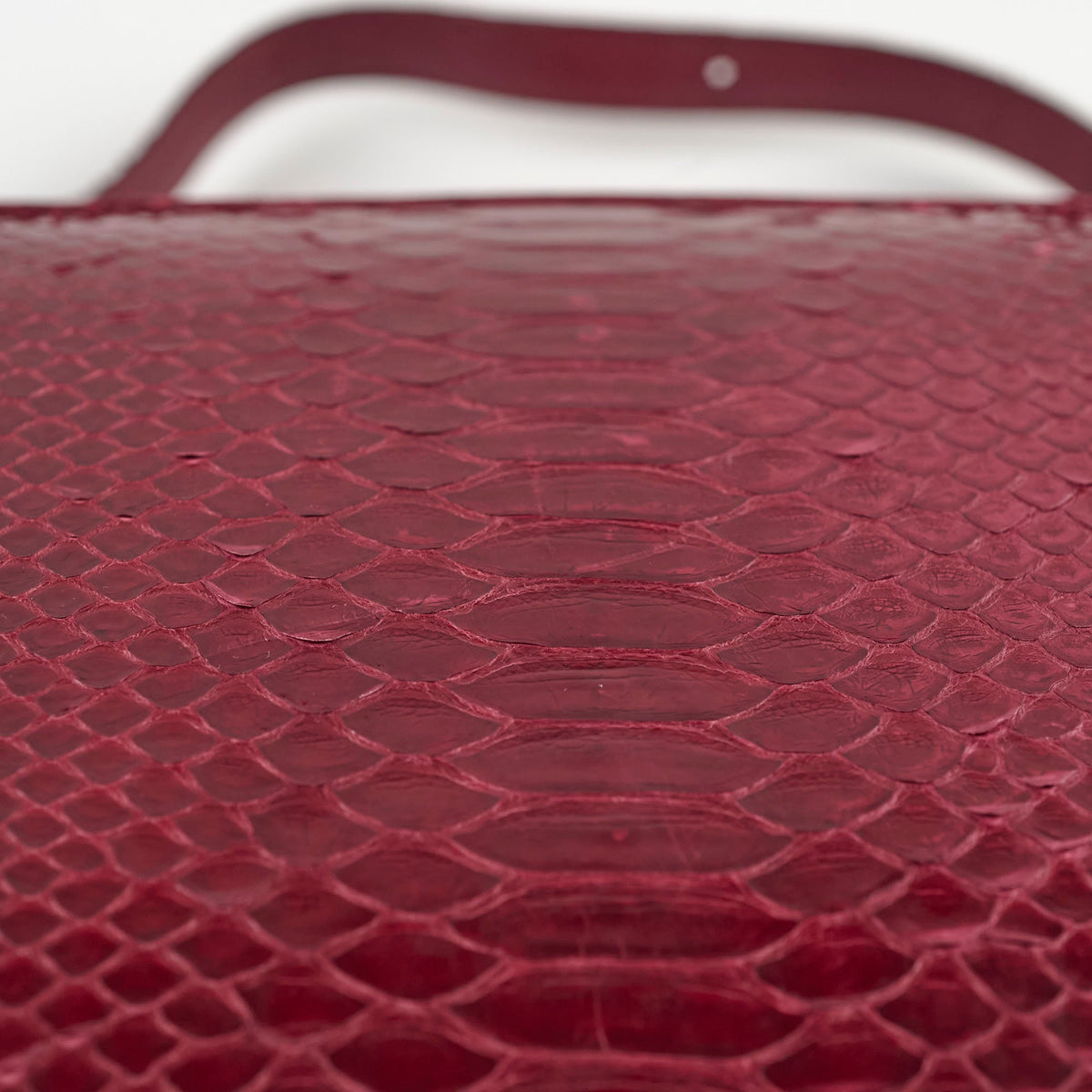 Celine Python Medium Classic Box Burgundy - photo 13