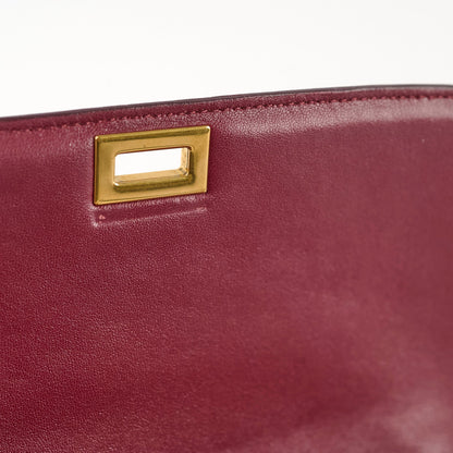 Celine Python Medium Classic Box Burgundy - photo 10