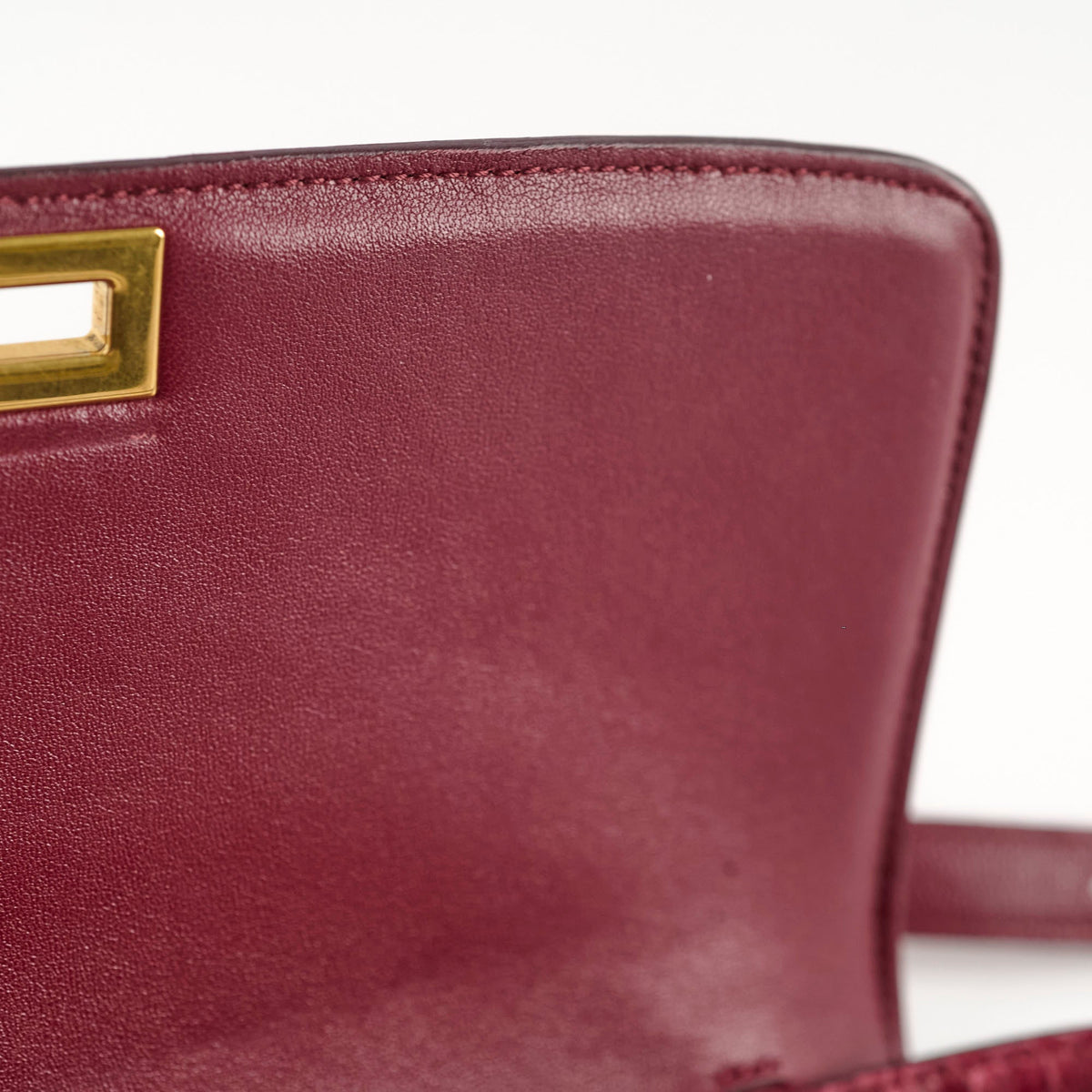 Celine Python Medium Classic Box Burgundy - photo 9