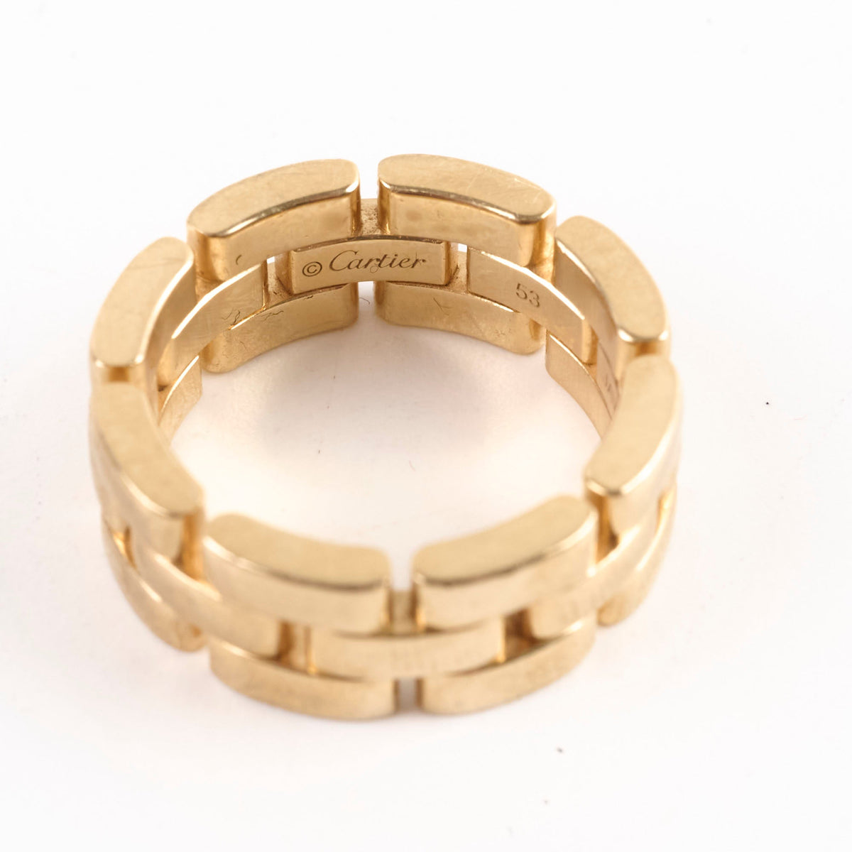 Cartier MAILLON PANTHÈRE Yellow Gold Ring size 53 - photo 7