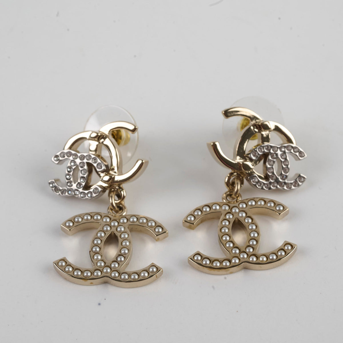 Chanel Triple CC Pearly Earrings - photo 2
