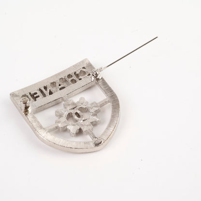 Chanel Shield Crystal Brooch - photo 5