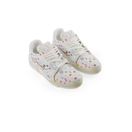 Louis Vuitton x Murakami Multicolour Trainers White Size 9.5 (US) - photo 1