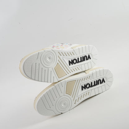 Louis Vuitton x Murakami Multicolour Trainers White Size 9.5 (US) - photo 3